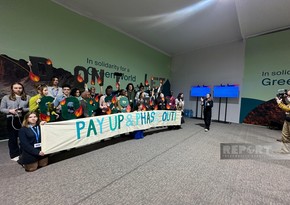 Eco-action participants at COP29 demand climate justice