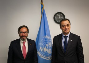 Ambassador-at-Large of Azerbaijan's Foreign Ministry meets UNOPS executive director 