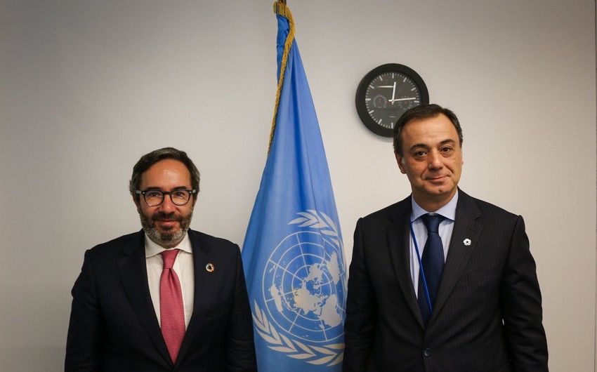 Ambassador-at-Large of Azerbaijan's Foreign Ministry meets UNOPS executive director 