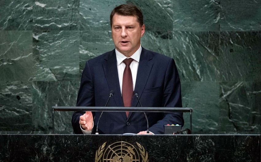 Президент Латвии: Урегулирование Карабахского конфликта должно занимать важное место в международной повестке дня