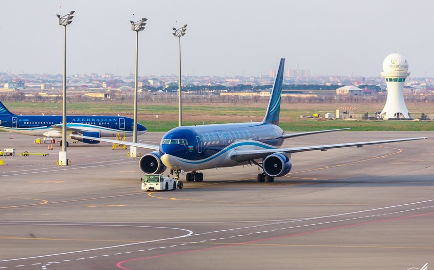Авиарейс Нью-Йорк-Баку совершил вынужденную посадку в аэропорту Гянджи