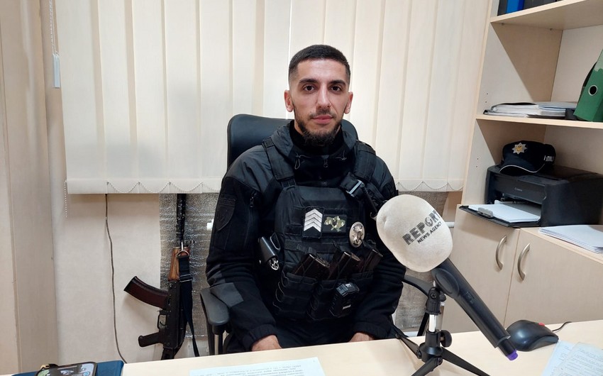 Полицейский-азербайджанец из Донбасса рассказал о трудностях военного времени – ФОТОРЕПОРТАЖ