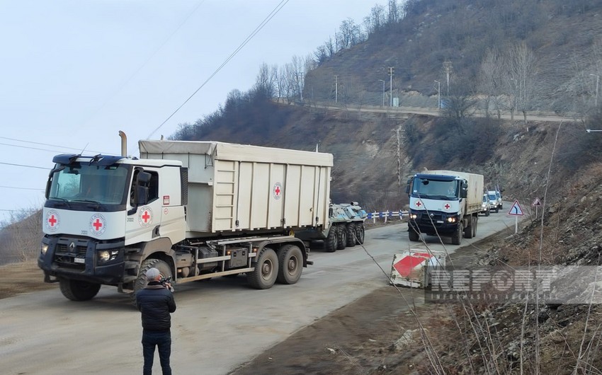 По дороге Ханкенди-Лачын беспрепятственно проехали 19 автомобилей МККК