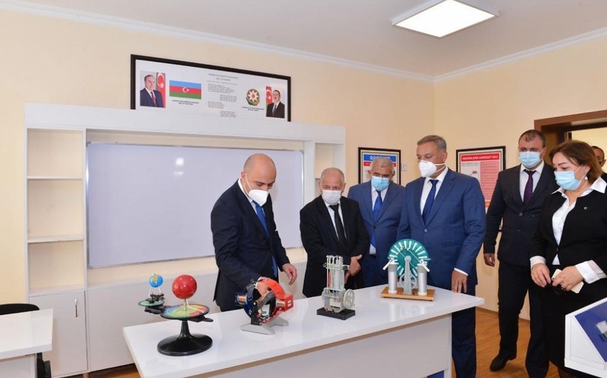 Heydər Əliyev Fondunun inşa etdiyi məktəblərin açılışı olub