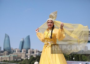 В Баку отметили татарский национальный праздник Сабантуй