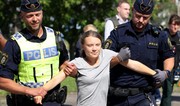 Danish police detain activist Greta Thunberg during Gaza war protest