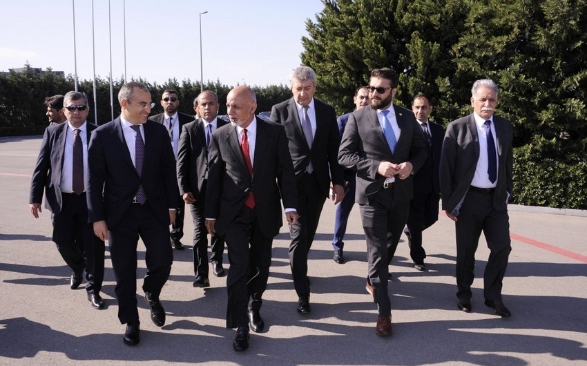 Afghan President Mohammad Ashraf Ghani ends visit to Azerbaijan
