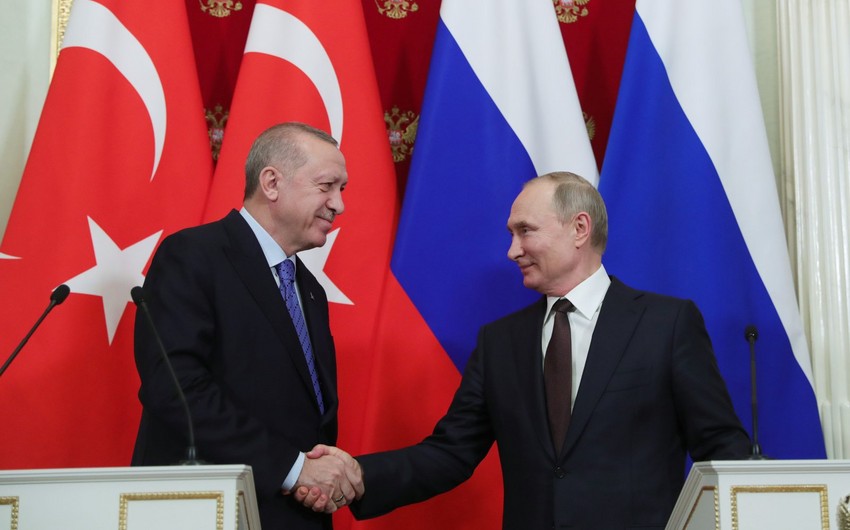 Эрдоган поздравил Путина с переизбранием на пост президента России