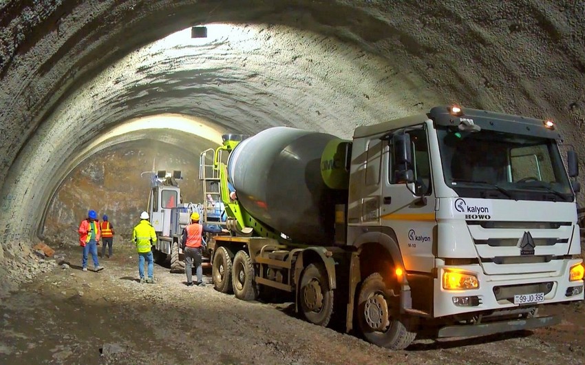 На автодороге Горадиз-Джебраил-Зангилан-Агбенд начато строительство тоннелей