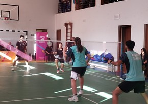 Xankəndidə 50 ildən sonra badminton üzrə ölkə çempionatı keçirilib