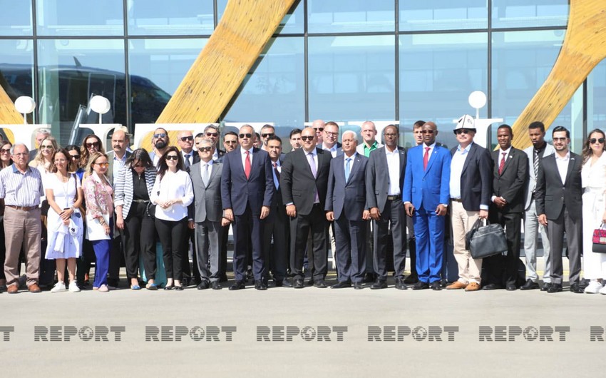 Non-resident ambassadors accredited in Azerbaijan arrive in Fuzuli