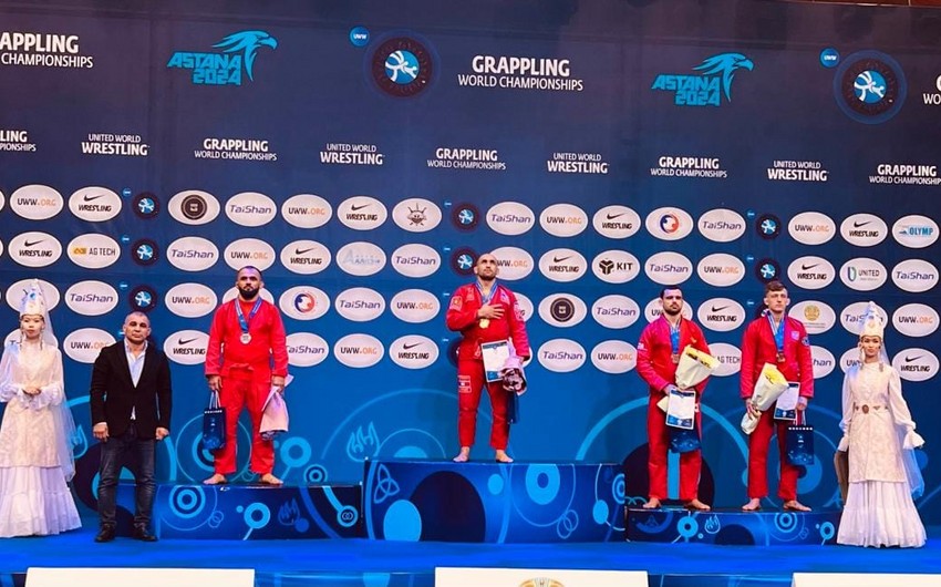 Azərbaycan qrapplinqçiləri dünya çempionatında doqquz medal qazanıblar