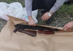 Goranboy sakinində avtomat və narkotik aşkarlanıb