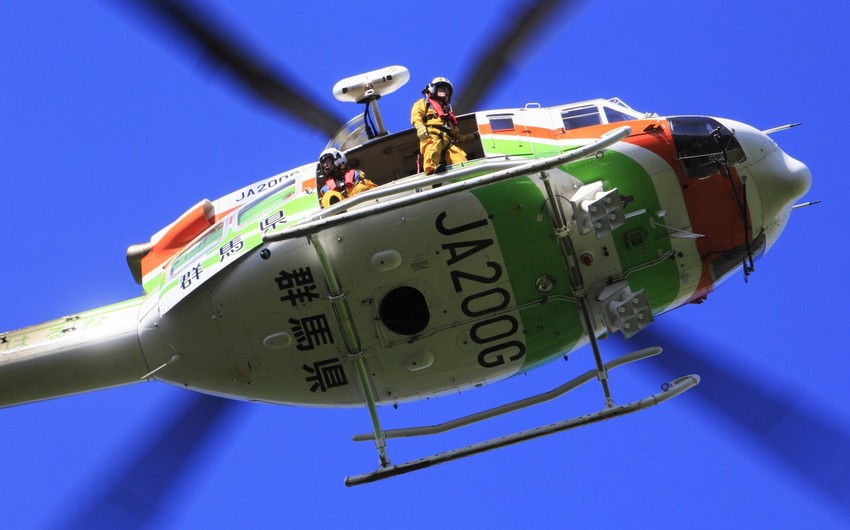 В Японии в результате падения спасательного вертолета погибли девять человек