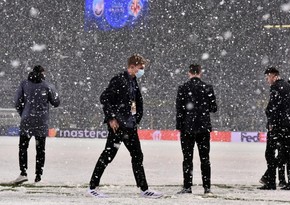 Матч Лиги чемпионов перенесен из-за снегопада