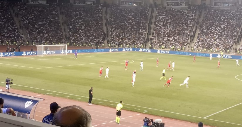 Qarabağ - Viktoriya oyununda insident baş verib