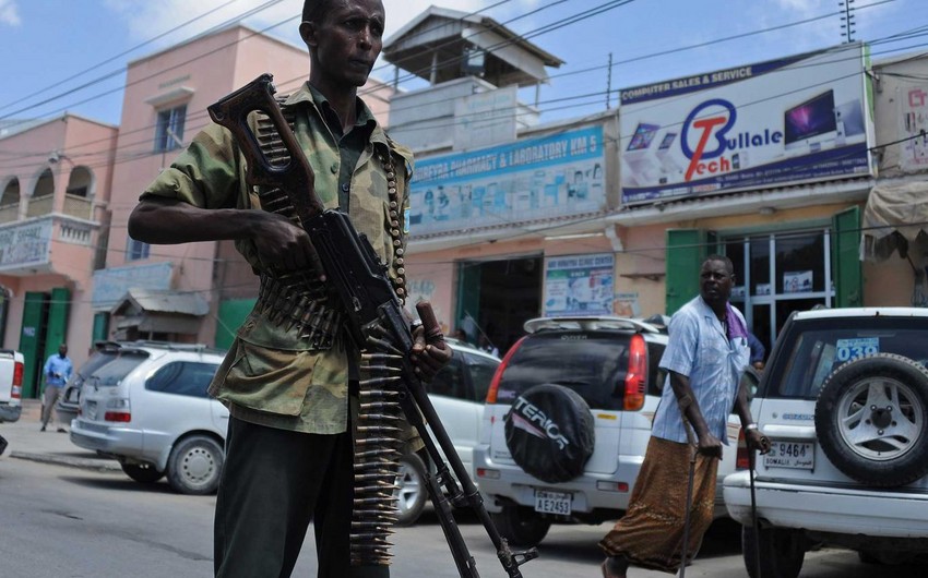 Three dead after huge explosion and gunfire in Somali capital