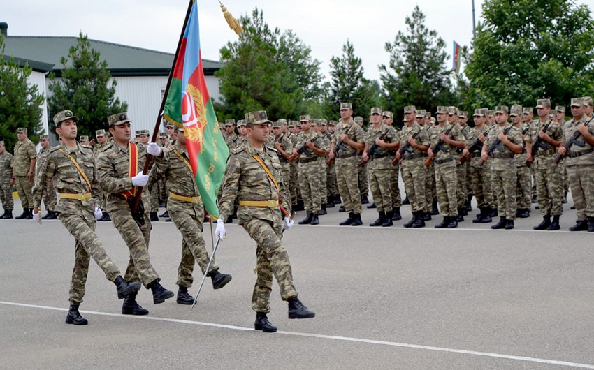 В Азербайджанской Армии проведен ряд мероприятий по случаю 26 июня – Дня Вооруженных Сил