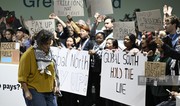 Climate activists held protest rally at COP29