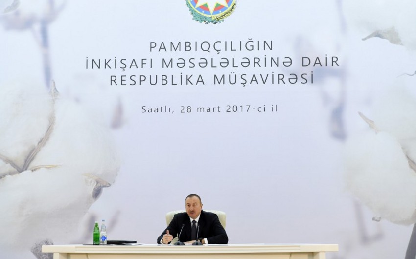 Azərbaycan Prezidenti: Bu il neftin qiyməti 40 dollar olsa, ölkəmizə 5 milyard dollardan çox valyuta gələcək