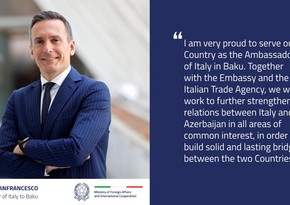 New Italian ambassador to Azerbaijan appointed