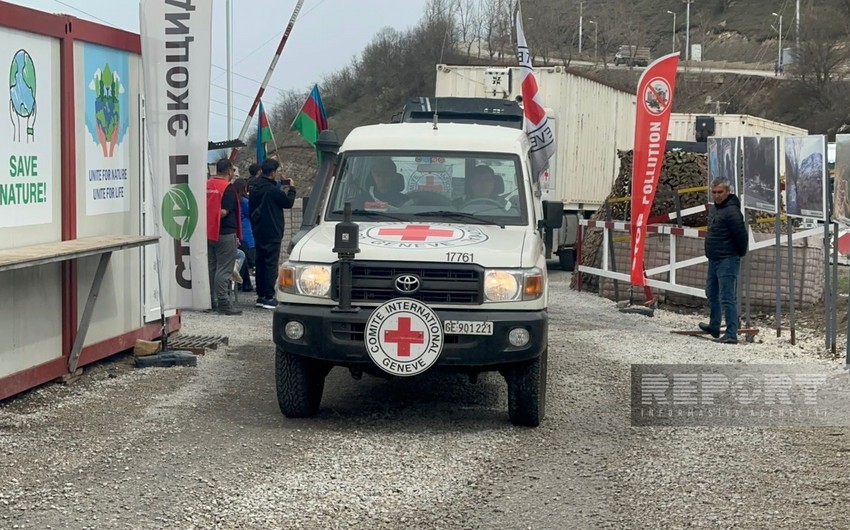 ICRC vehicles pass freely through Khankandi-Lachin road  