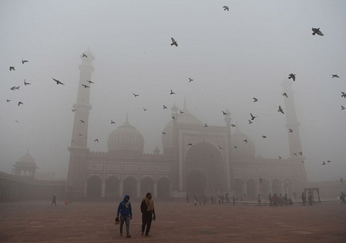 В Нью-Дели уровень загрязнения воздуха резко ухудшился