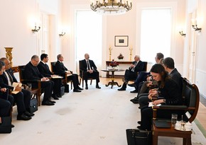 President of Azerbaijan Ilham Aliyev holds expanded meeting with President of Germany Frank-Walter Steinmeier
