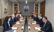 Foreign ministers of Azerbaijan and Serbia meet in expanded format