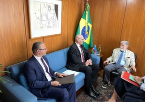 Elçin Əmirbəyov Braziliyanın yüksək vəzifəli şəxsləri ilə görüşüb