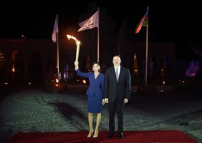 A ceremony was held to light the flame of Baku-2015 first European Games