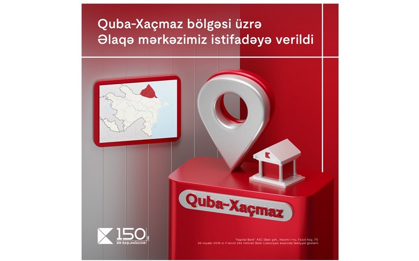 Kapital Bankın Quba-Xaçmaz bölgəsi üzrə Əlaqə mərkəzi istifadəyə verildi 