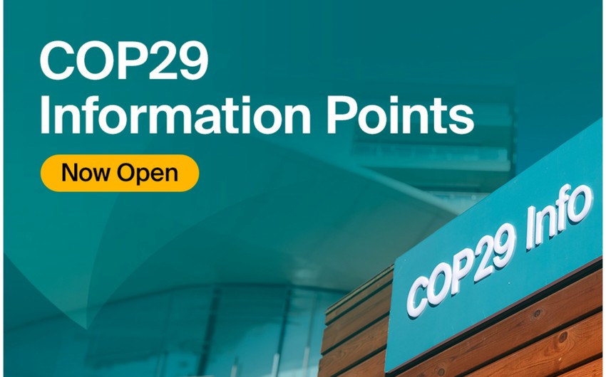 COP29 information points launched