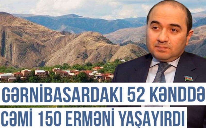 Qərbi Azərbaycan Xronikası: Gərnibasardakı 52 kənddə cəmi 150 erməni yaşayırdı