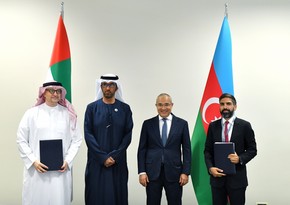 Минэкономики: Соглашения между SOCAR и Masdar сыграют важную роль в достижении целей по ВИЭ