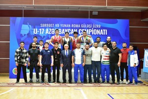 Güləş üzrə U-17 Azərbaycan çempionatına yekun vurulub