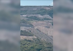 Convoy with “aid” waiting at Lachin checkpoint returning to Armenia