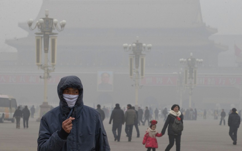 Air pollution in Beijing is 8 times higher than normal