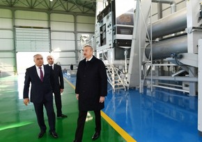 President of Azerbaijan visits new agropark in Kurdamir