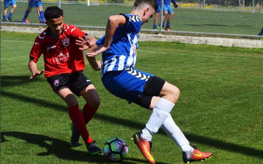 Qəbələnin 15 yaşadək futbolçulardan ibarət komandası “Tirana Nasional”ı məğlub edib