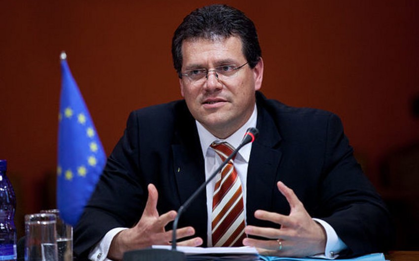 Maros Sefcovic: SGC will be completed on time and Caspian gas will arrive in Turkey in 2018