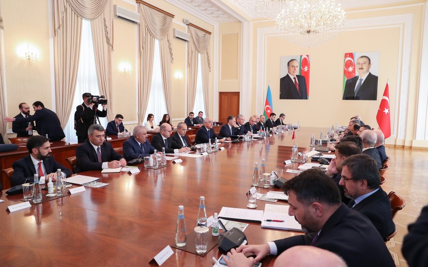 Состоялось заседание Совместной межправкомиссии по экономическому сотрудничеству между Азербайджаном и Турцией