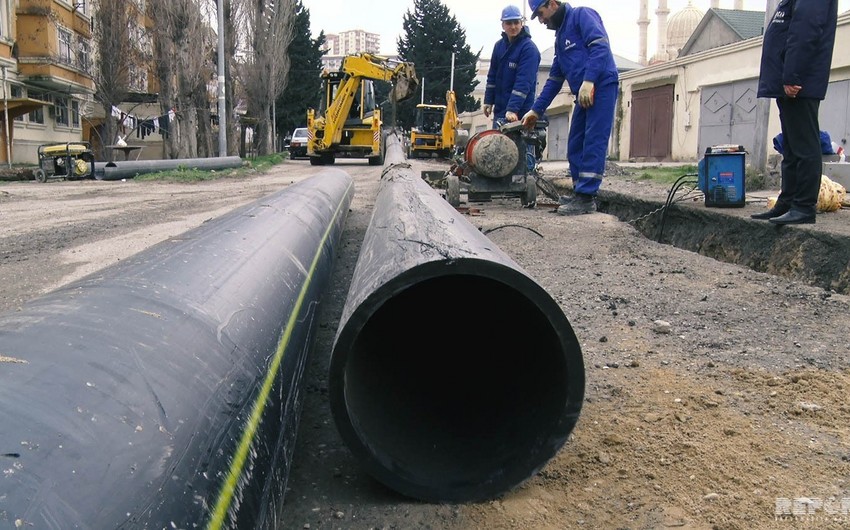 В Бинагадинском районе Баку ремонтируются газопроводы - ВИДЕОРЕПОРТАЖ