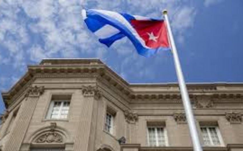 Cuban flag flies in Washington as relations restored