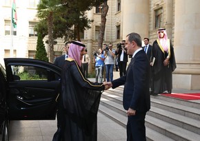 Jeyhun Bayramov meets with Minister of Foreign Affairs of Saudi Arabia