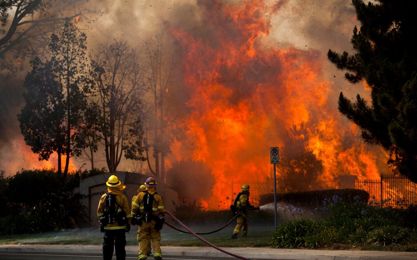 ​Из-за лесного пожара в Калифорнии эвакуированы около 5 000 человек