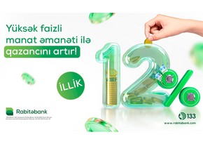 Rabitəbankda etibarlı əmanətiniz rahat gəlir gətirəcək!