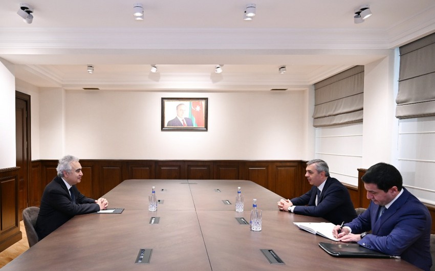 Azerbaijan's presidential administration chief meets with IEA executive director