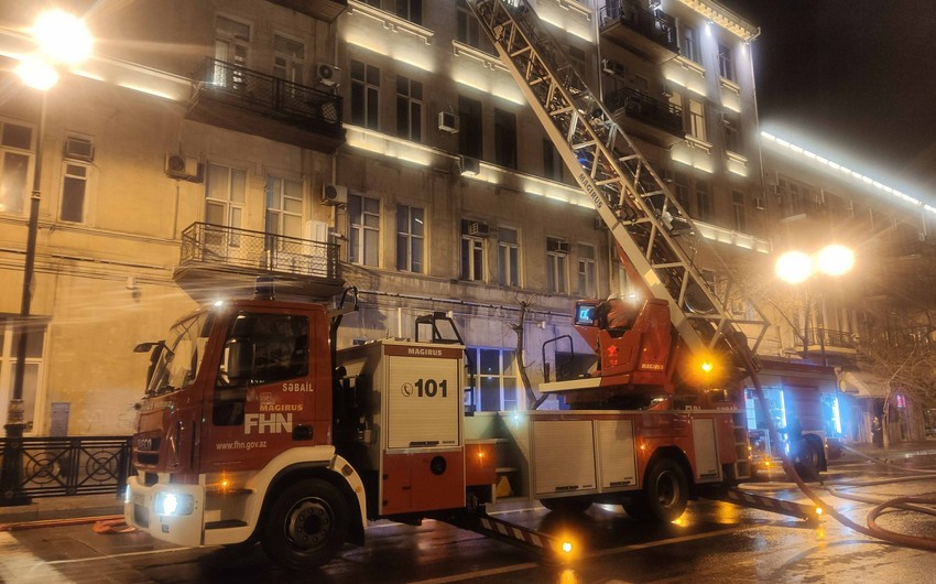 В Баку задержан подозреваемый в поджоге жилого здания