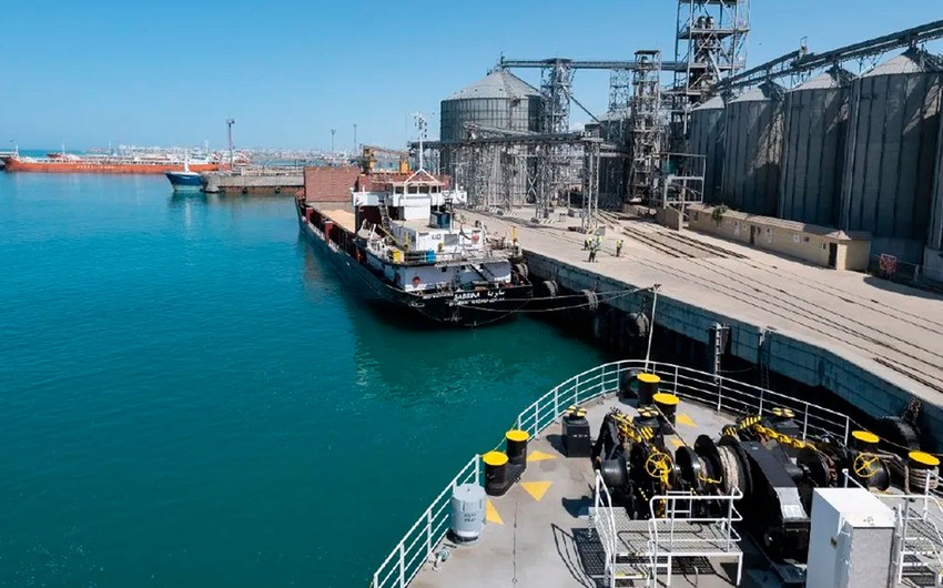Перевалка контейнерных грузов в порту Актау для транспортировки по ТМТМ возросла вдвое   